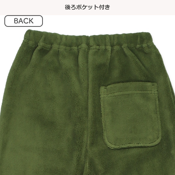 OUTDOOR）ムートンフリース長袖ルームウェア（ロゴ刺繍）