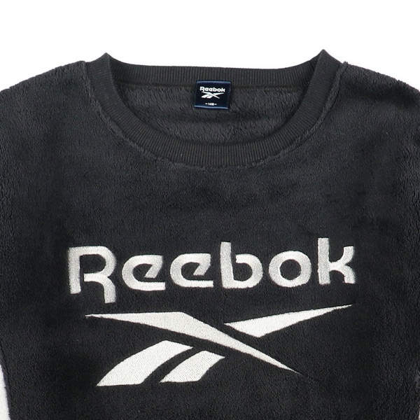 Reebok）ムートンフリース長袖ルームウェア（ブラック）