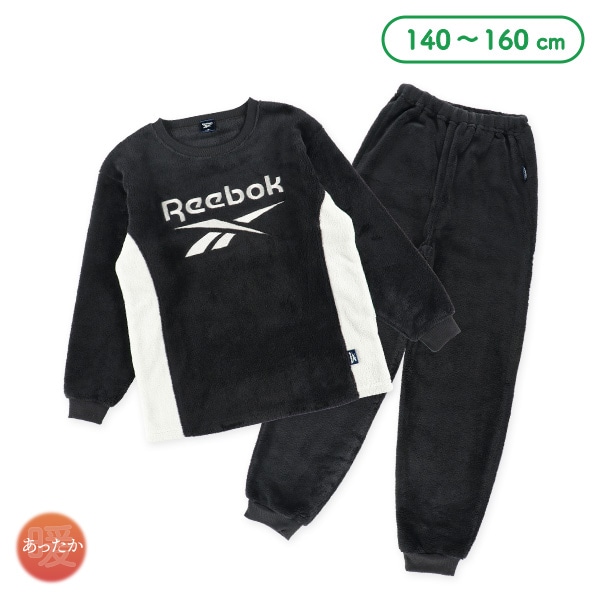 Reebok）ムートンフリース長袖ルームウェア（ブラック）