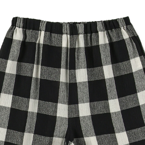 ステテコ（先染めモノトーンチェック）