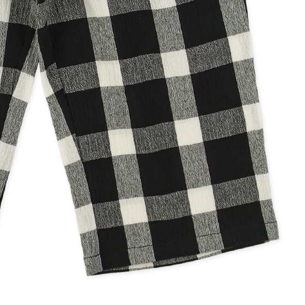 ステテコ（先染めモノトーンチェック）