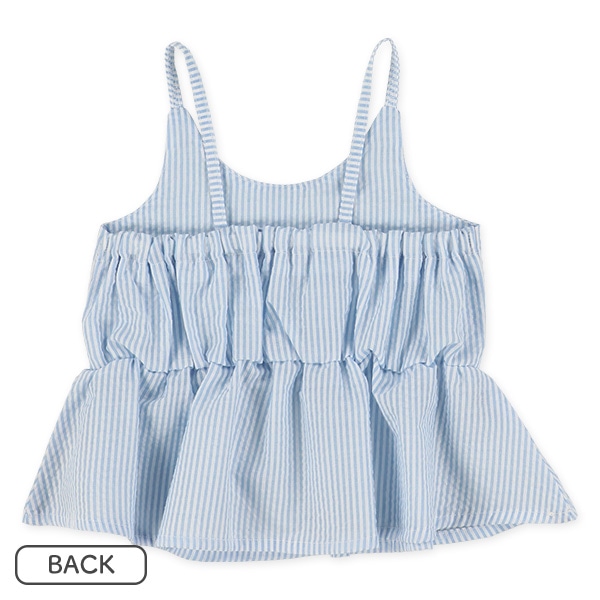 サッカーストライプキャミソール&パンツセット