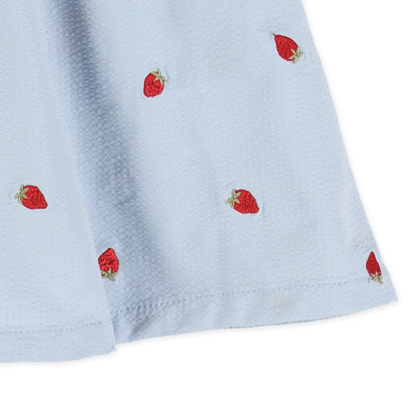 サッカーフルーツ刺繍ワンピース