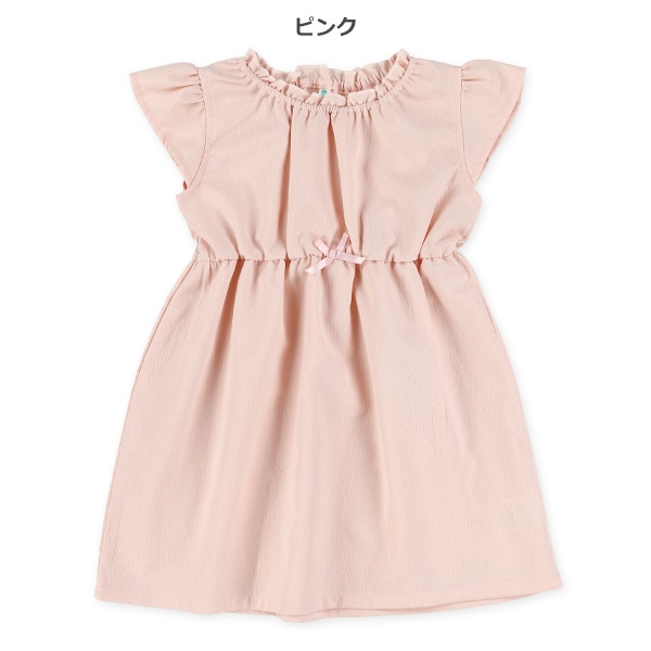 エステル楊柳ノースリーブワンピース