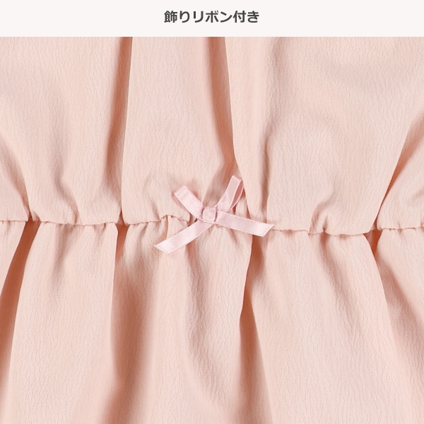 エステル楊柳ノースリーブワンピース