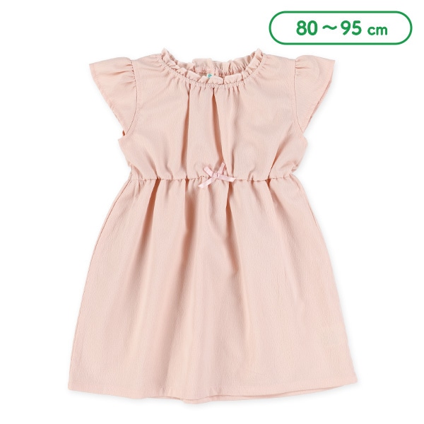 エステル楊柳ノースリーブワンピース