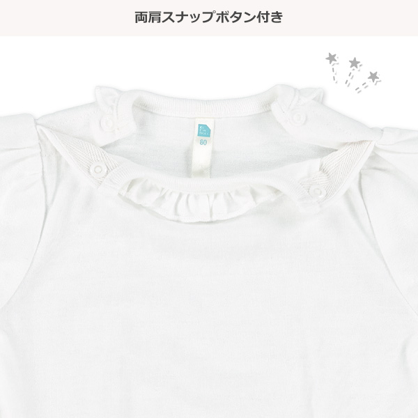 チェック花ジャンパースカート&ロンパースセット