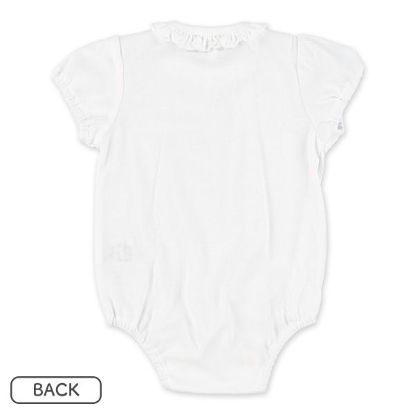 チェック花ジャンパースカート&ロンパースセット