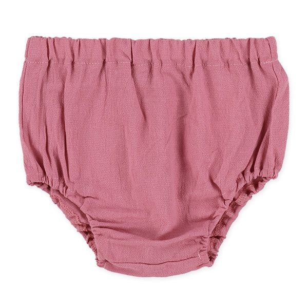 襟付きストライプノースリーブトップ&ブルマセット