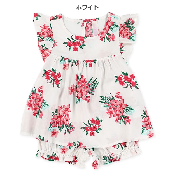 レーヨン花柄トップス&ブルマセット