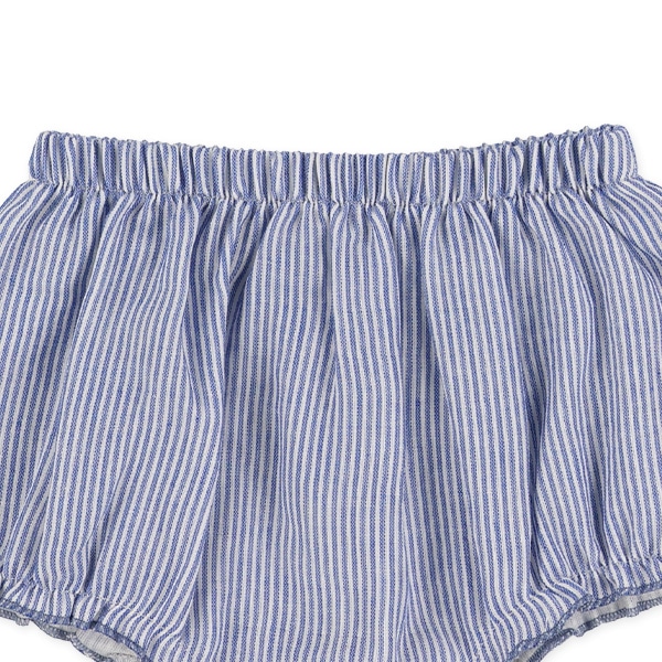 丸襟ストライプトップス&ブルマセット