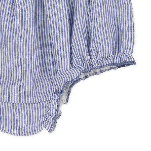 丸襟ストライプトップス&ブルマセット