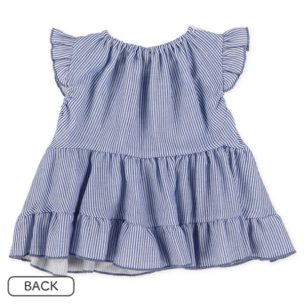 丸襟ストライプトップス&ブルマセット