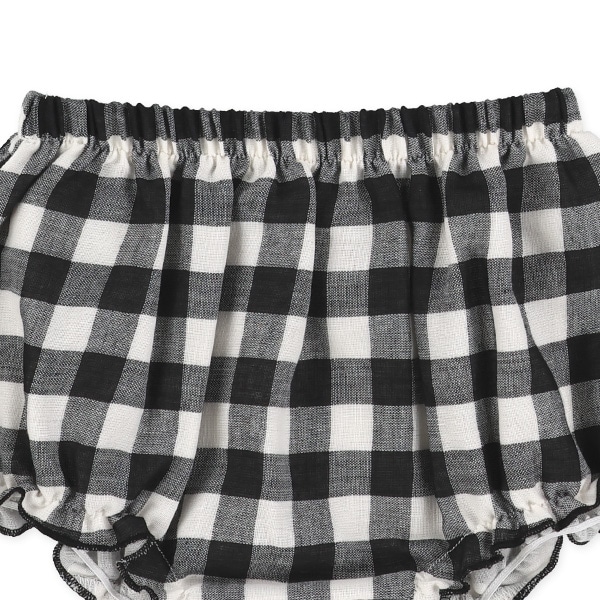 丸襟ガーゼトップス&ブルマセット