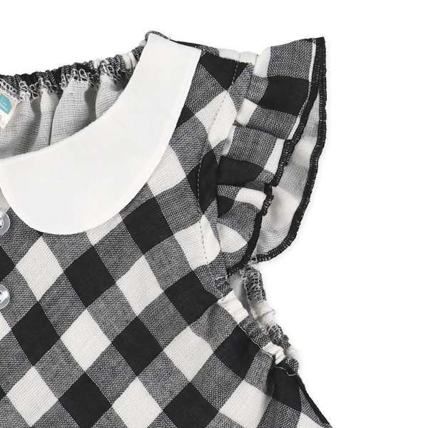 丸襟ガーゼトップス&ブルマセット