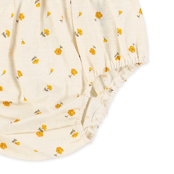 布帛花・いちご総柄ノースリーブトップス&ブルマセット