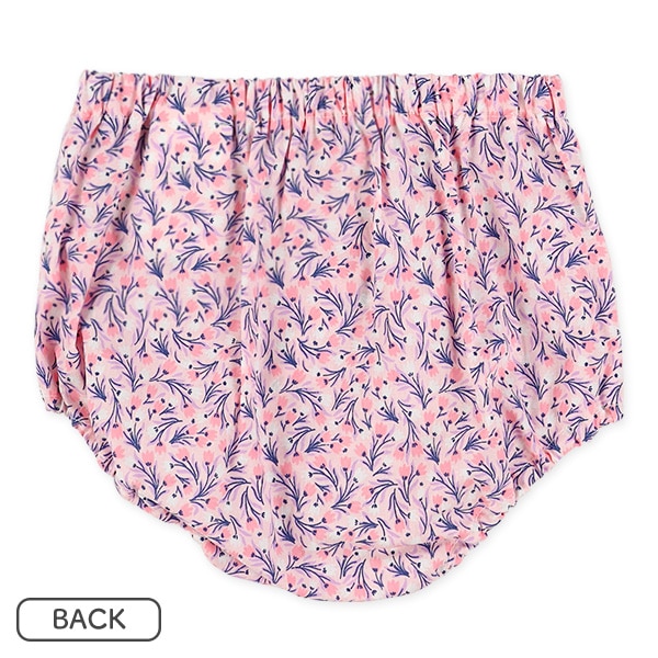 布帛総柄ノースリーブトップス&ブルマセット