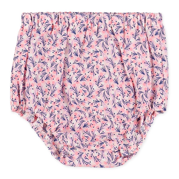 布帛総柄ノースリーブトップス&ブルマセット