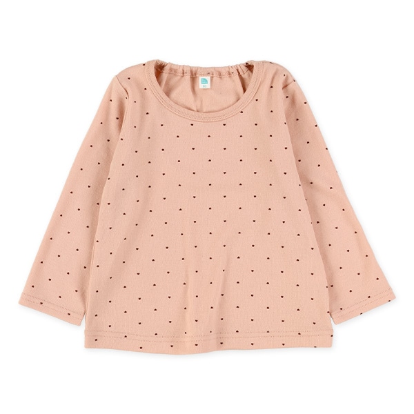 うさ耳ニットコールサロペット＆長袖Tシャツセット