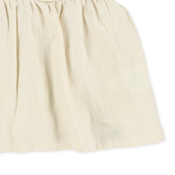 楊柳ガーゼ刺繍半袖トップス&ブルマセット