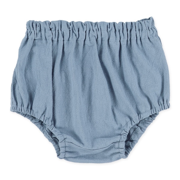 楊柳ガーゼ刺繍半袖トップス&ブルマセット