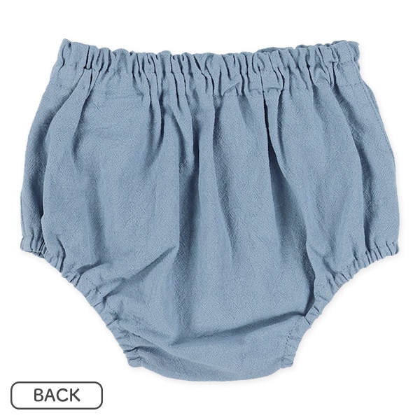 楊柳ガーゼ刺繍半袖トップス&ブルマセット