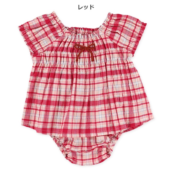 サッカー格子フレンチトップス&ブルマセット