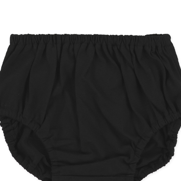 レイヤード風ボーダー半袖トップス&ブルマセット