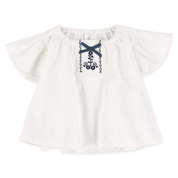 楊柳ガーゼフレンチトップス&ブルマセット