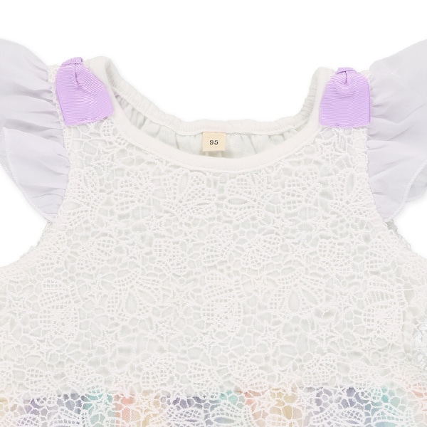 貝殻レースオーロラワンピース