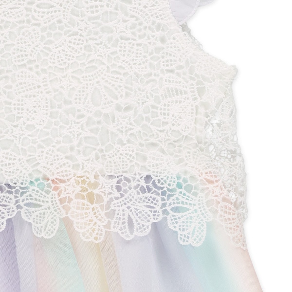 貝殻レースオーロラワンピース