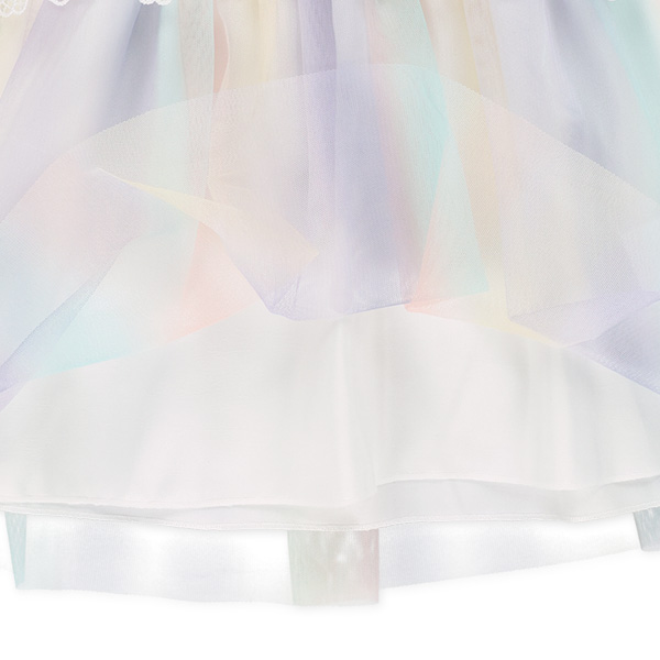 貝殻レースオーロラワンピース