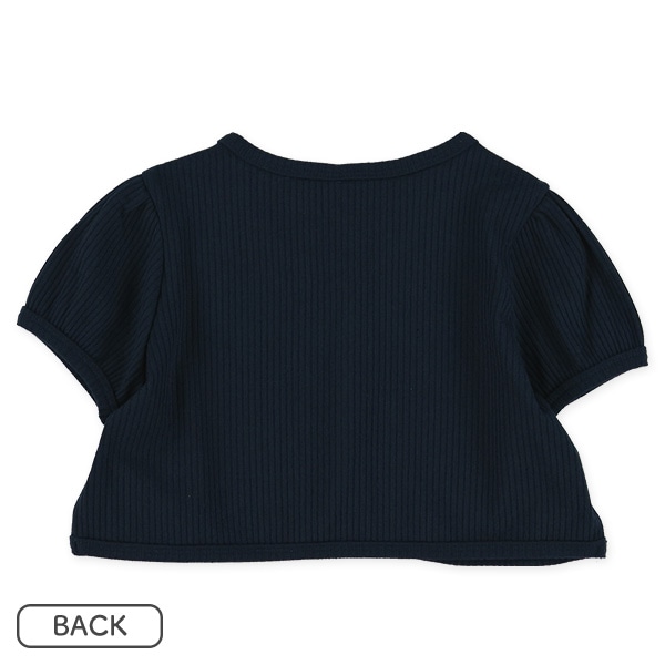 テレコカーディガン&チュール付きワンピース