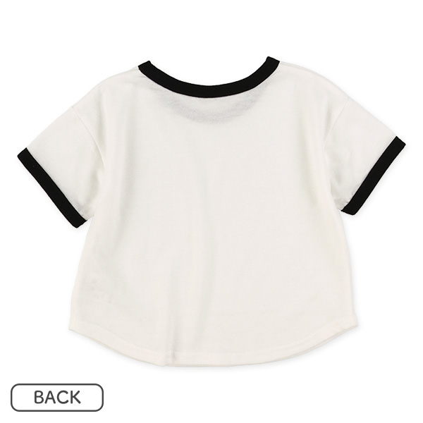 ミニ裏毛パイピング半袖Tシャツ＆パンツセット