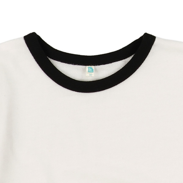 ミニ裏毛パイピング半袖Tシャツ＆パンツセット