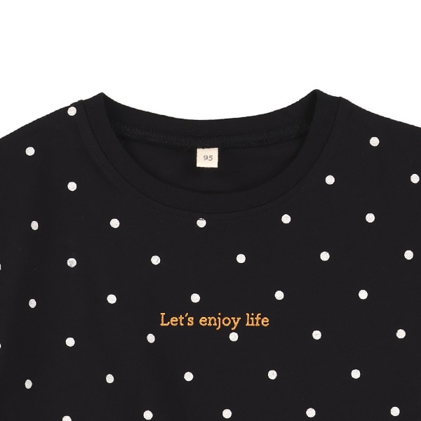ドット柄Tシャツ&ショートパンツセット