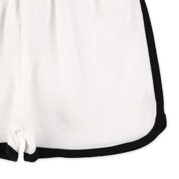 ミニ裏毛パイピング半袖Ｔシャツ＆ボトムスセット