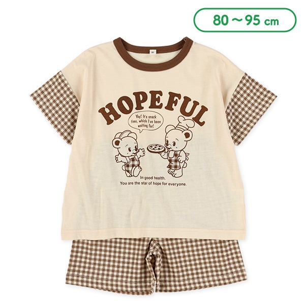 アニマルクッキング半袖Tシャツ&ボトムスセット