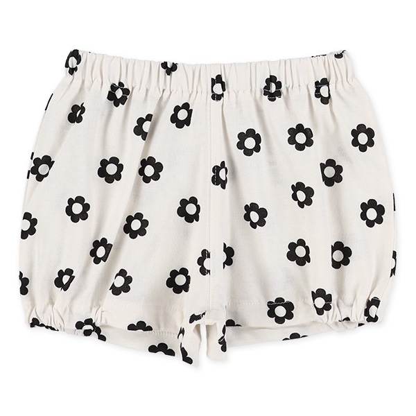 花・ハート総柄半袖Tシャツ&パンツセット