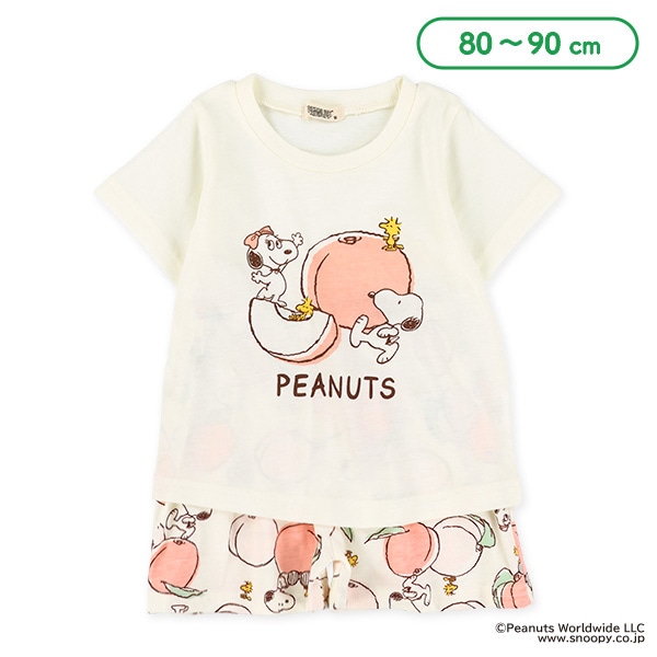 半袖Tシャツ&パンツセット（スヌーピー）