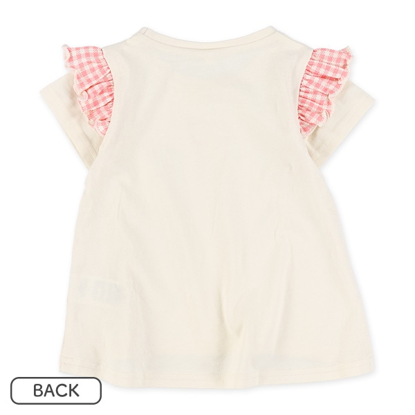 チェック・ゼブラ半袖Tシャツ&パンツセット