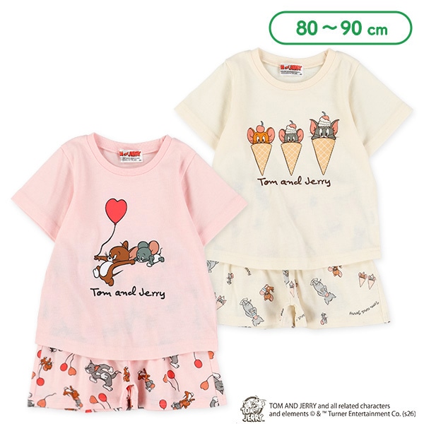 半袖Tシャツ&パンツセット（トムとジェリー）