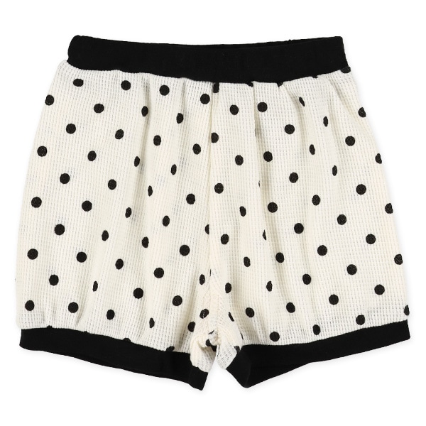 ワッフル水玉半袖Tシャツ&パンツセット