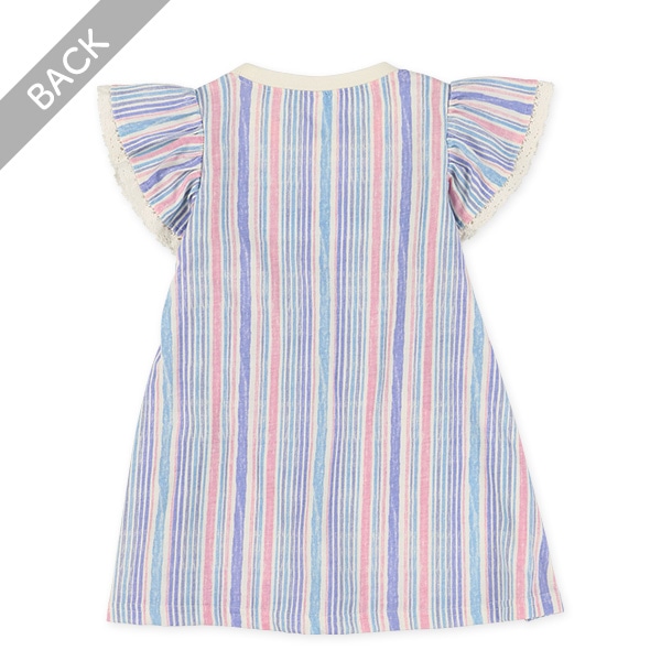 胸刺繍フレンチワンピース