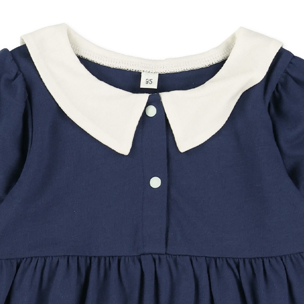 セーラー襟半袖ワンピース