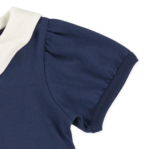 セーラー襟半袖ワンピース