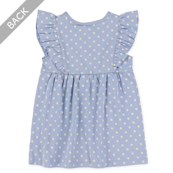 ドット柄・小花柄ノースリーブワンピース