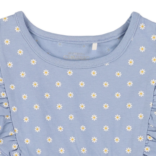 ドット柄・小花柄ノースリーブワンピース