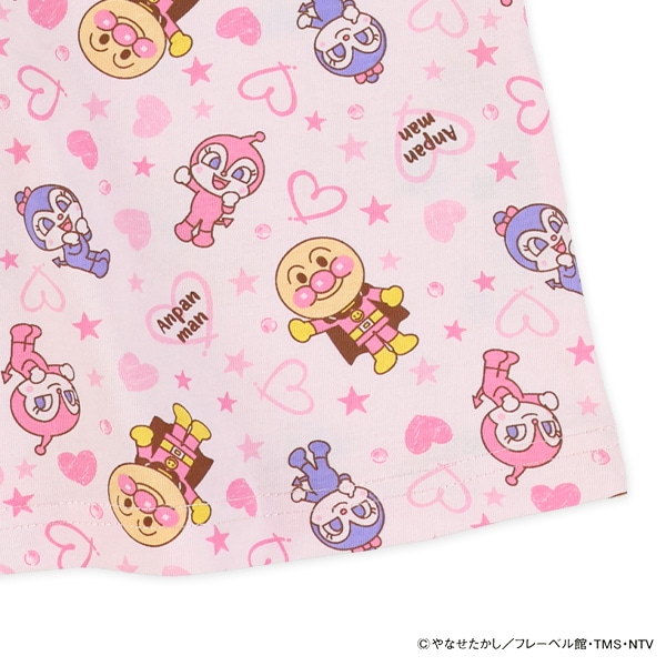 袖フリルノースリーブワンピース（アンパンマン）