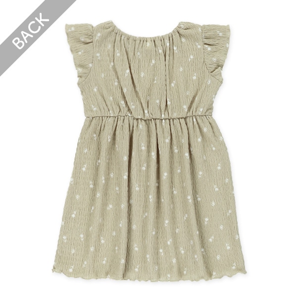 天竺シャーリングフレンチワンピース